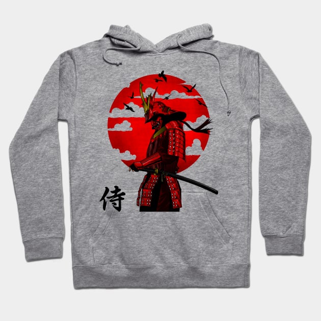 SAMURAI WARRIOR Hoodie by berserk